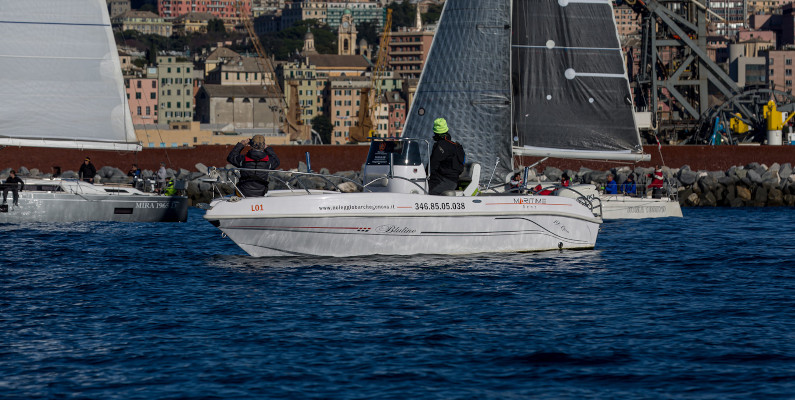 Le barche di Maritime Rent a supporto della 9° Veleggiata di Natale